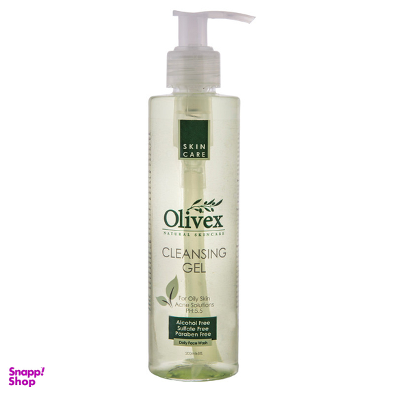 ژل شستشو صورت الیوکس (Olivex) مناسب پوست چرب حجم 200 میلی لیتر