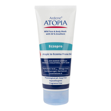 شوینده صورت و بدن پوست اگزمایی آردن (Ardene) مدل Eczopro اتوپیا حجم 200 میلی لیتر