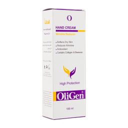 کرم نرم کننده دست با اثر ضد چروک الی ژن (Oligen) حجم 100 میلی لیتر