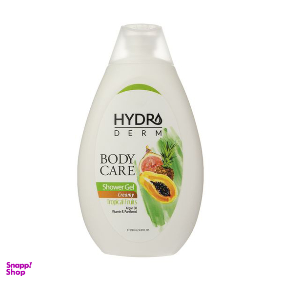 شامپو بدن کرمی هیدرودرم (Hydroderm) مدل Tropical Fruits حجم 500 میلی لیتر