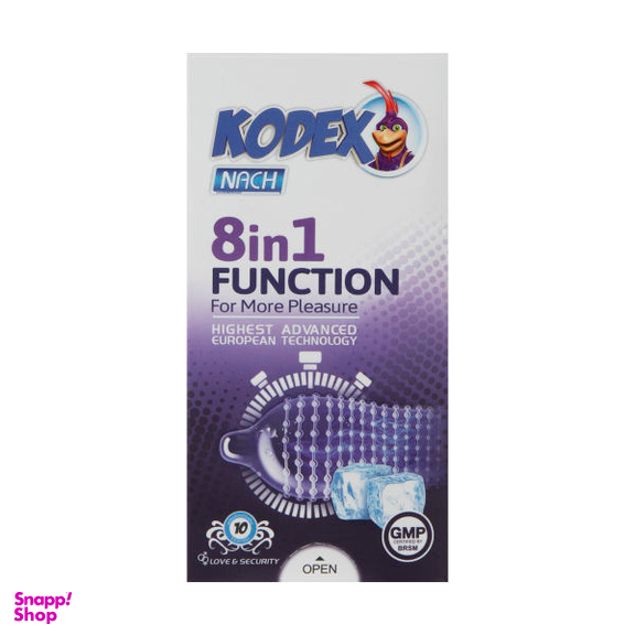 کاندوم ناچ کدکس مدل Function بسته 10 عددی
