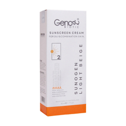 کرم ضد آفتاب رنگی ژنوبایوتیک با SPF50 شماره 2