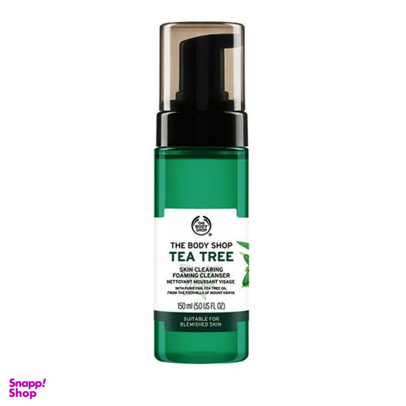 فوم شستشو صورت بادی شاپ (Body Shop) مدل Tea Tree حجم 150 میلی لیتر
