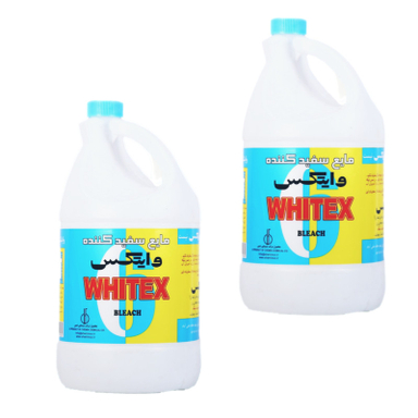 مایع سفید کننده وایتکس (Whitex) حجم 4000 میلی لیتر مجموعه 2 عددی