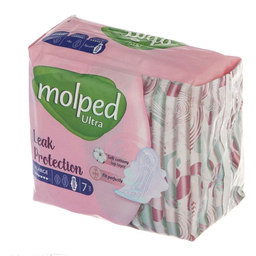 نوار بهداشتی مولپد (Molped) مدل اولترا سایز خیلی بزرگ بسته 7 عددی