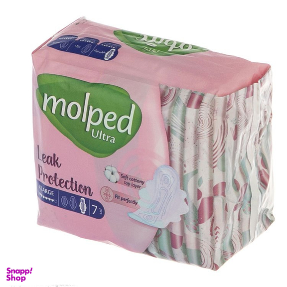 نوار بهداشتی مولپد (Molped) مدل اولترا سایز خیلی بزرگ بسته 7 عددی