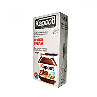 کاندوم گرم کاپوت (Kapoot) با طعم نوتلا ضدحساسیت حلقوی