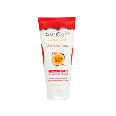 کرم ضد آفتاب و ضد چروک سان سیف (Sun safe) حجم 50 میلی‌‌لیتر