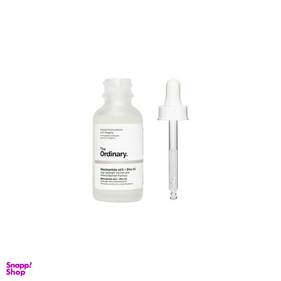 سرم ضد جوش اوردینری (Ordinary) مدل Niacinamide 10% + Zinc 1% حجم 30 میلی لیتر