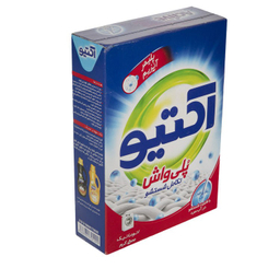 پودر ماشین لباسشویی اکتیو مدل Poly Wash وزن 500 گرم