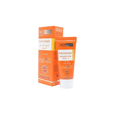کرم ضد آفتاب فیس دوکس سری Photosome با SPF50 مناسب پوست های چرب رنگ بژ روشن حجم 40 میلی‌‌ لیتر