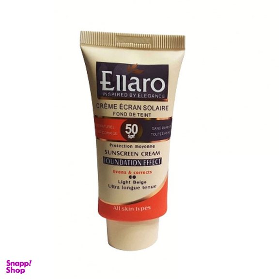 ضد آفتاب رنگی الارو (Ellaro) مدل spf50