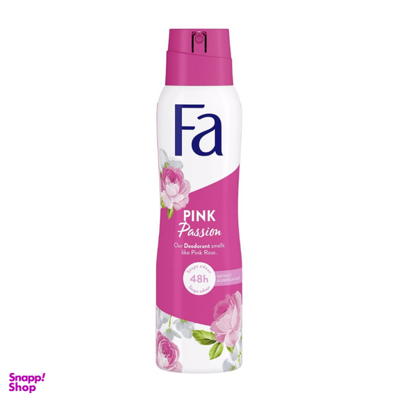 اسپری ضد تعریق زنانه فا (Fa) مدل Pink Passion حجم 150 میلی لیتر