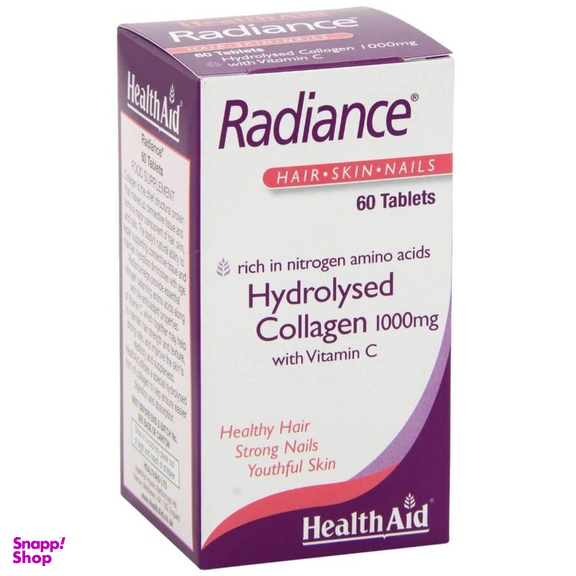 قرص Radiance هلث اید (Health Aid) مدل Hydrolysed Collagen بسته 60 عددی