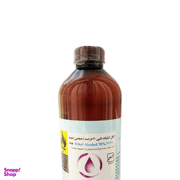 الکل اتیلیک طبی کیمیا الکل زنجان (Kimia Alcohol Zanjan) مدل 70 درصد اتانول حجم 1000 میلی لیتر