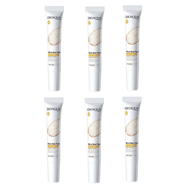 کرم دور چشم بایوآکوا (Bioaqua) مدل Rice Raw Pulp حجم 20 میلی لیتر مجموعه 6 عددی