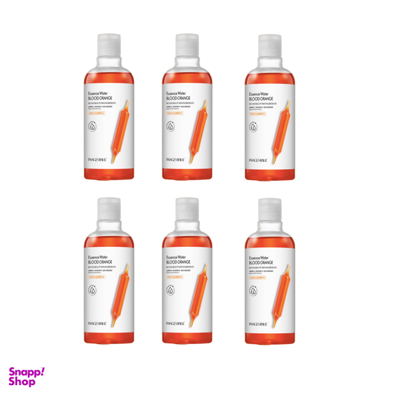 تونر پاک‌ کننده آرایش ایمجز (Images) مدل Essence Water Blood Orange حجم 500 میلی‌لیتر مجموعه 6 عددی