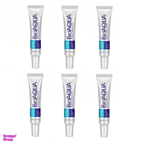 کرم ضد جوش بایوآکوا (Bioaqua) مدل Pure Skin حجم 30 میلی لیتر مجموعه 6 عددی