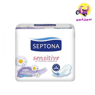نوار بهداشتی سپتونا (Septona) مدل Night Sensitive بسته 8 عددی