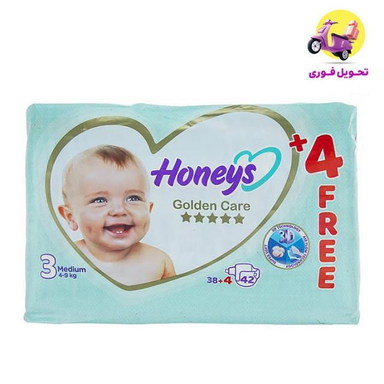 پوشک کودک هانیز (Honeys) سایز 3 بسته 38 عددی