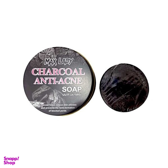 صابون شستشو مکس لیدی (Max Lady) مدل ذغال معدنی وزن 100 گرم