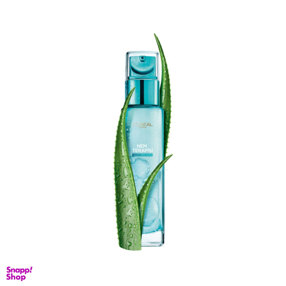سرم آبرسان آلویه ورا لورآل (Loreal) حاوی هیالورونیک اسید برای پوست خشک و حساس مدل Nem Terapisi حجم 70 میلی لیتر