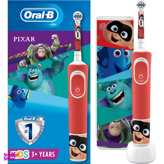 مسواک برقی کودک اورال-بی (Oral-B) مدل Pixar + قاب مسافرتی