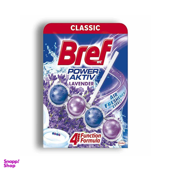 خوشبو کننده توالت فرنگی برف (Bref) Bref با رایحه اسطوخودوس تعداد 4 عددی