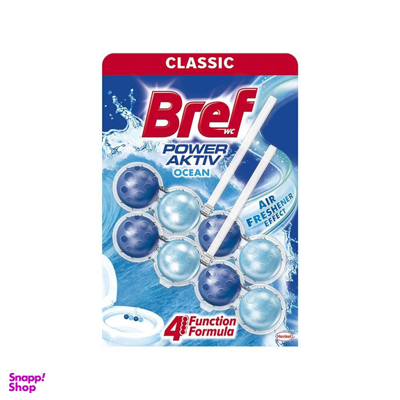 خوشبو کننده توالت فرنگی برف (Bref) Bref با رایحه اقیانوس تعداد 8 عددی