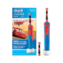 مسواک برقی کودک اورال-بی (Oral-B) مدل Cars Starter Pack