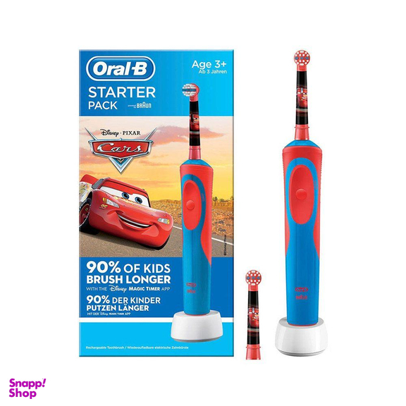 مسواک برقی کودک اورال-بی (Oral-B) مدل Cars Starter Pack