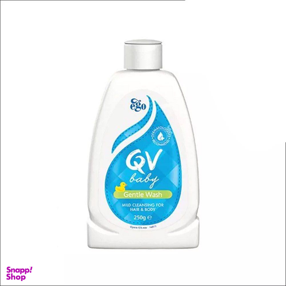 کرم شست‌ و شو کودک کیووی (Qv) QV مدل Gentel Wash حجم 250 میلی لیتر