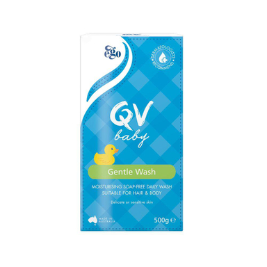 کرم شست‌ و شو کودک کیووی (Qv) QV مدل Gentel Wash حجم 250 میلی لیتر