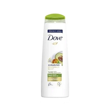 شامپو تقویت کننده و ضد ریزش مو داو (Dove) داو حاوی عصاره آووکادو و کالاندولا حجم 400 میلی لیتر