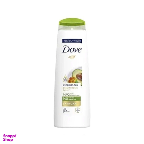 شامپو تقویت کننده و ضد ریزش مو داو (Dove) داو حاوی عصاره آووکادو و کالاندولا حجم 400 میلی لیتر