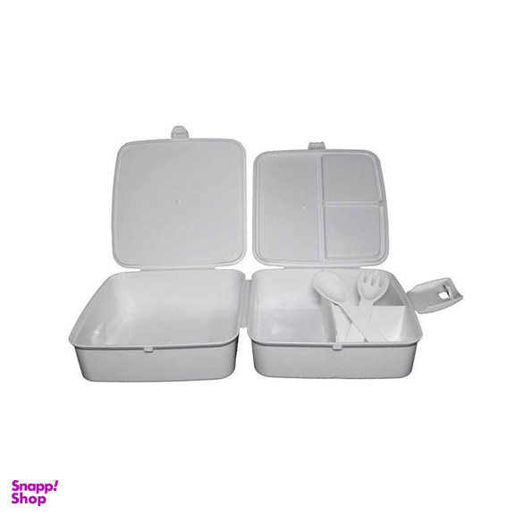 ظرف غذای کودک هوبی لایف (Hobby Life) همراه با قاشق و چنگال