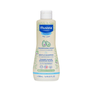 شامپو سر بچه موستلا (Mustela) Mustela با عصاره آووکادو حجم 500 میلی لیتر