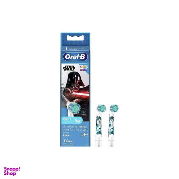 سری یدک مسواک برقی کودک اورال-بی (Oral-B) مدل Star Wars بسته 2 عددی
