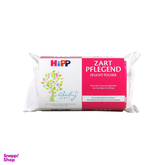 دستمال مرطوب کودک هیپ (Hipp) Hipp مناسب برای انواع پوست بسته 56 عددی