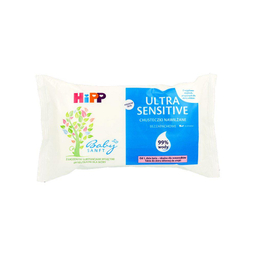 دستمال مرطوب کودک هیپ (Hipp) Hipp مدل Ultra Sensitiv بسته 52 عددی