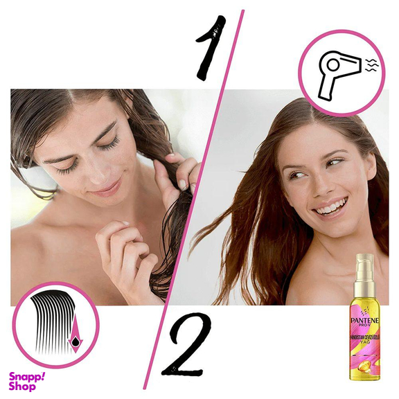 روغن مو پنتن (Pantene) حاوی روغن نارگیل حجم 100 میلی لیتر