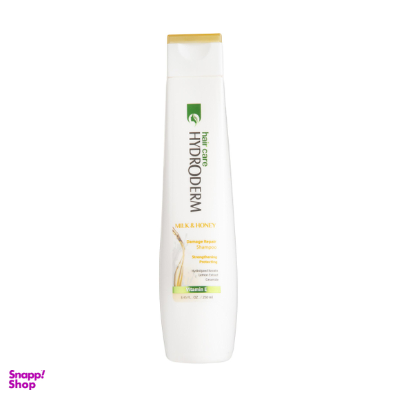 شامپو استحکام بخش و ترمیم کننده مو هیدرودرم (Hydroderm) مدل Milk and Honey