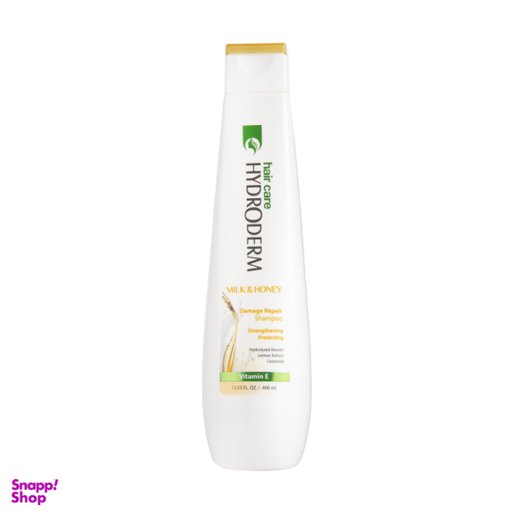 شامپو استحکام بخش و ترمیم کننده مو هیدرودرم (Hydroderm) مدل Milk and Honey