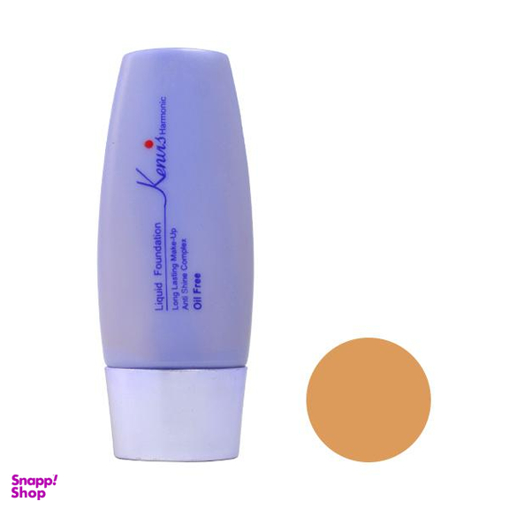 کرم پودر فاقد چربی کنویس (Kenvis) سری Harmonic مدل Long Lasting حجم 35 میلی‌ لیتر