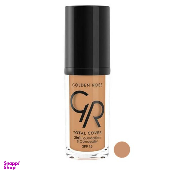 کرم پودر گلدن رز (Golden Rose) مدل Total Cover حجم 30 میلی‌لیتر