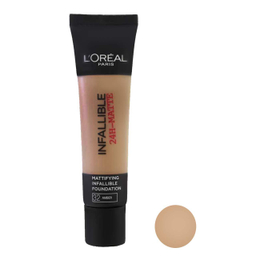 کرم پودر لورآل (Loreal) سری Matte مدل Infaillible 24h حجم 30 میلی‌لیتر
