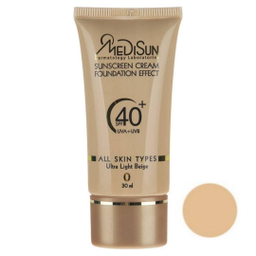 کرم پودر ضد آفتاب مدیسان (Medisun) سری All Skin مدل Foundation Effect حجم 30 میلی‌لیتر