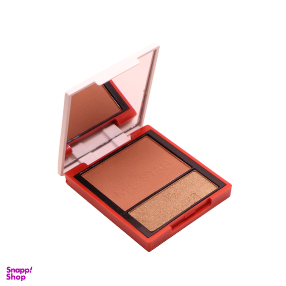 پالت رژ گونه و هایلایتر میس استار (Mis Star) مدل Silky Effect
