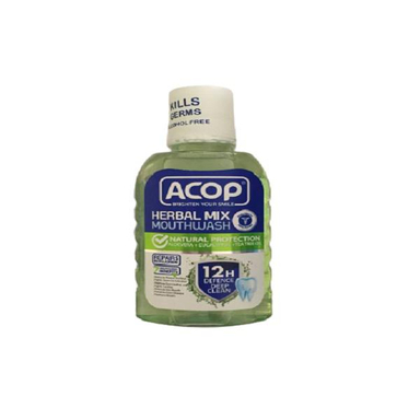 دهان شویه آکوپ (Acop) مدل Herbal Mix حجم 300 میلی‌ لیتر