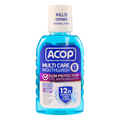 دهان شویه آکوپ (Acop) مدل Multi Care حجم 300 میلی‌ لیتر